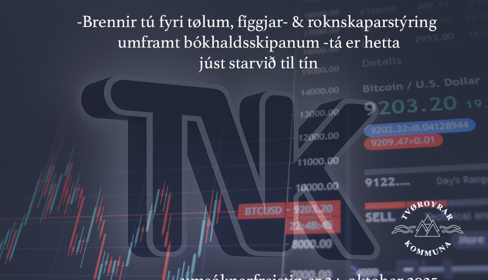 Tvøroyrar kommuna søkir eftir fíggjarleiðara
